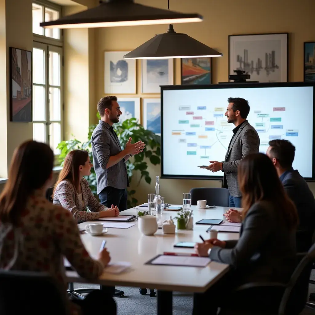 Sito web aziendale con informazioni sui pacchetti di consulenza