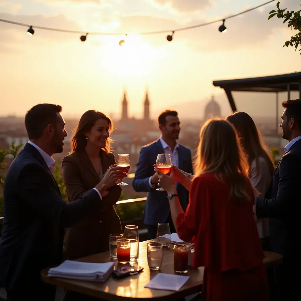 Consulente aziendale che analizza dati finanziari